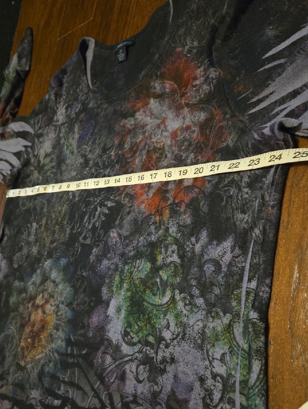 ⛱️Westbound Women Multicolor Long Sleeve Top Size 2X - Picture 4 of 7